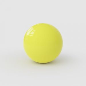 Play Juggling - Balle de jonglage pour Jongleur Mod&egrave;le Contact Stage Ball - Couleurs UV (80mm (150gr) - Jaune (PLAY JUGGLING, neuf)