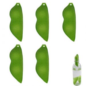 OUDQFCJ 5 pi&egrave;ces nettoyant pour bouteilles, &eacute;ponge de nettoyage en forme de haricots magiques, biberon, &eacute;ponges magiques, Magic Sponge, pour Une vari&eacute;t&eacute; de Tailles de Bouteilles (Mapico, neuf)