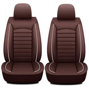 GVCIUSM 2 Housses de si&egrave;ge Auto, pour Toyota Hilux 2005-2025 Cuir PU imperm&eacute;able Housses avec Poche Rangement Si&egrave;ge R&eacute;sistant la poussi&egrave;re l'usure,D Brown (Chaojidababy, neuf)