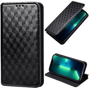 BELLA BEAR Coque pour Doro 8100/Doro 8200, &Eacute;tui Portefeuille en Cuir &agrave; Rabat magn&eacute;tique, &Eacute;tui de b&eacute;quille, &Eacute;tui de Protection Antichoc pour Doro 8100/Doro 8200-Noir (BELLA BEAR, neuf)