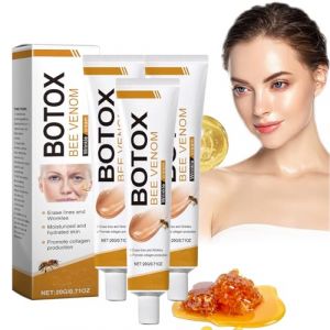 B.otox Crème au V-enin d'Abeilie, Crème Anti-âge au V-enin D'abeilie, Crème Hydratante pour le Visage, Hydratation, Lifting & Recovery pour Tous Types de Peau (3) (qawsed, neuf)