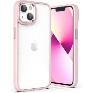 ULAK Coque Compatible avec iPhone 13 Transparente, Anti-jaunissement Protection Robuste Transparente et résistante aux Chocs en TPU Souple, Coque de Protection légère pour iPhone 13 6,1 Pouces,Rose (easyarise, neuf)