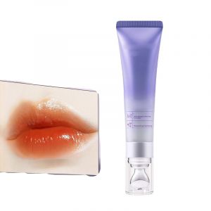 Sérum Hydratant Repulpant Et Anti-Rides Pour Les Lèvres, Sérum Repulpant Au Collagène Pour Les Lèvres, Réparateur De Rides, Repulpant, Soin Hydratant Pour Les Lèvres (Teinte orangée) (DEJIN EU SHOP, neuf)