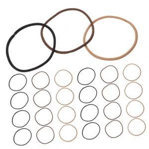PLAFOPE 100pièces Élastiques à Cheveux Hautes Élastiques Pour Filles Et Femmes Accessoires De Coiffure Idéaux Pour Attacher Les Queue De Cheval Classiques Confortables Et Pratiques (Comexs, neuf)