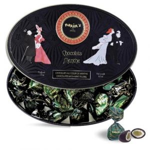 Bonbons au coeur de menthe enrobés de chocolat (Maxim's de Paris, neuf)