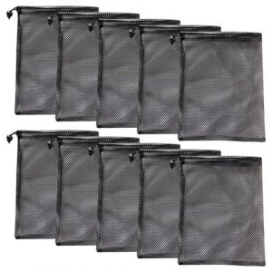 FSSTUD Lot de 10 petits sacs de voyage en maille filet avec cordon de serrage - 10 x 15 cm (Haifly, neuf)