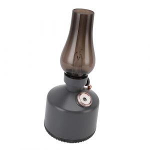 Dpofirs Humidificateur de Lampe de Kérosène 260 Ml - 2 Niveaux de Brume, Diffuseur de Brume Fraîche Calme avec Lumière Nocturne pour la Chambre à Coucher (GRAY) (Xinxakk, neuf)