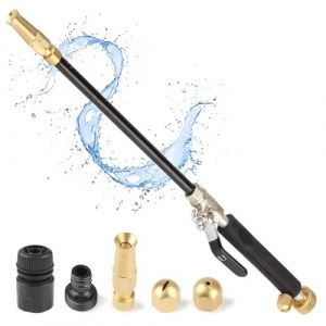 Jet Nettoyeur Haute Pression Hydrojet avec buse Haute Pression Pistolet &agrave; Eau Waterjet Haute Pression Tuyau d'eau Haute Pression avec 3 Buses Nettoyeur Haute Pression Lanze Jet Spray (SSEHCWAN Official, neuf)