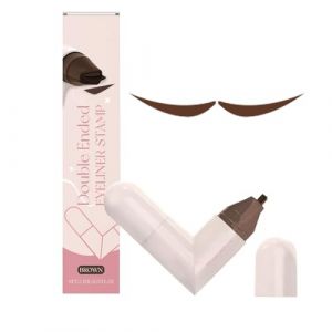 Eye End Wing Stamp - Pochoir Double Pointe pour Femme Aileron Yeux | Gel Crémeux Gabarit Précis Cosmétique Quotidien pour Débutantes, Mère, Femme (qinmyiz, neuf)