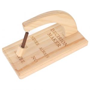 Pendule Magnétique Décisionnel, Bâtons Oscillants en Bois, Panneau Oui Non Peut-être, Décoration de Bureau (Letaer, neuf)