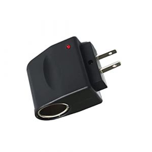 Luckxing Adaptateur Allume-Cigare 220 V 12 V DC | Chargeur Prise Allume-Cigare pour Voiture | Accessoires Prise EU US 220V AC &agrave; 12V DC (luckything, neuf)
