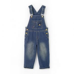 Miipat Salopette en Denim Petite Fille Salopette en Jean Gar&ccedil;onnet Fille Gar&ccedil;onnet Salopettes et combinaisons en Jean pour Enfants 120 6-7 Ans (Miipat, neuf)