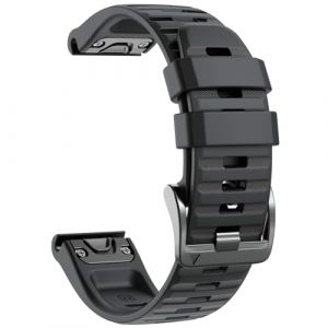 NotoCity Bracelet pour Garmin Fenix 7/6/5/6 pro/7 pro/5 plus, Quickfit 22mm Bracelet pour Garmin Forerunner 935/945/955/965, Epix Gen 2, Instinct/Instinct2, Quatix 7/6/5/7 pro, Approach S60(Noir) (NotocityEU, neuf)