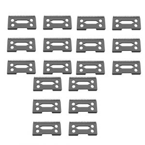 PAGJHRFJG 18 PièCes Lame en CéRamique Lame de Rechange en CéRamique, 28 Dents en CéRamique Tondeuse Lame de Rechange Cutter 2 Trous Tondeuse, Noir (Boyining, neuf)