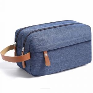 Fyriswho Trousse de Toilette Homme,Trousse de Toilette Voyage,Make-up de Maquillage Portable de Voyage,Suspendue Homme Organisateurs de Toilettes,Sac Cosm&eacute;tique pour Gym Business et Vacanc (Gris) (Fxxfstore, neuf)