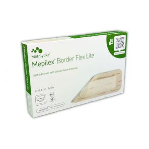 Mepilex Border Flex Lite, 5x12,5 cm, 5 pi&egrave;ces (Medi_Shop, neuf)