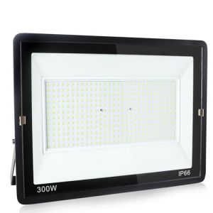Projecteur LED 300w, 32400 Lm Projecteur LED Extérieur, Étanchéité Ip66 Lumière Blanche du jour 6000k Projecteur À LED, Éclairage de Sécurité Extérieur pour Entrepôt, Garage, Arrière-Cour, Lot de 1 (KESHIBAO Boutique, neuf)