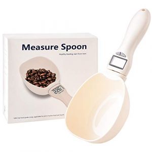 Furpaw Cuillère Balance Digitale Grand, Cuillere Mesure Electronique avec Écran LCD Jusqu'à 800g, Balance de Cuisine Precision Pelle Alimentaire, Mesurer Croquettes pour Chiens Chats (yufei Shop, neuf)