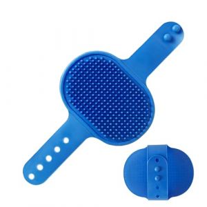 Brosse pour Chats | Bande De Massage Feline - Peigne De Soin Pour Animaux En Silicone Réglable, Utilisation À Sec Et Mouillé Pour Maison, Voyage, Refuge, Pieds De Table (jingas, neuf)