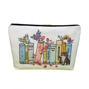 Trousse de Toilette Personnalis&eacute;e, Trousse Cosm&eacute;tiques Toile, Sacs Cosm&eacute;tiques Grande, Trousse Scolaire, Pochette &agrave; Maquillage pour Femme, Petite avec Pochette Zipp&eacute;e, Cadeaux pour Femmes (YouXinYunJiao, neuf)