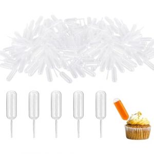 Pipette Graduée,Pipette Plastique,Pipettes Jetables,Pipette Compte Goutte,Pipette Graduée Plastique,Pipette Transfert pour Mélanger le Parfum,4ML,150PCS (Poseidoneye, neuf)