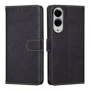 RankOne Coque pour Samsung Galaxy S25 Edge (6.7" inches), Coque Etui Protection Housse Premium en Cuir PU - Le Noir (Rankone, neuf)