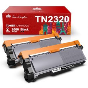 Toner Kingdom Cartouche de Toner Compatible pour Brother TN2320 TN2310 pour DCP-L2520DW DCP-L2500D MFC-L2700DW MFC-L2700DN HL-L2340DW HL-L2300D HL-l2365DW MFC-L2740DW MFC-L2720DW (Nior, Pack de 2) (BR TONER, neuf)