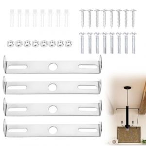 4 Pièces Plaque de Suspension pour Plafonnier 90mm pour Plaque de Montage Cache Base Monture pour Suspension Lustre Plafonnier Décoration de Plafond fixation plafonnier adaptateur plafonnier (UAB WSVLKE LT, neuf)
