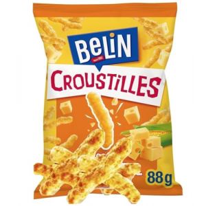 Belin Croustilles Emmental Croustilles aromatis&eacute;es au fromage 88 g - Lot de 3 (AbcMarket, neuf)