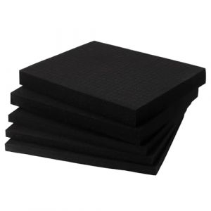 Lot de 5 mousses cubiques 405 x 305 mm (2 pi&egrave;ces x 5 cm + 3 pi&egrave;ces x 2,5 cm d'&eacute;paisseur) &ndash; Mousse pr&eacute;d&eacute;coup&eacute;e pour mallette &agrave; outils/mallette d'appareil photo, insert de valise r&eacute;sistant aux chocs et (guangdongshengshenzhenshi, neuf)