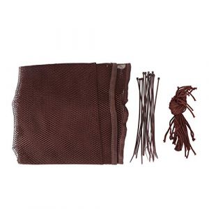 3 M&egrave;tres Balcon Filet de S&eacute;curit&eacute;, Enfants Escaliers pour Animaux Garde-Corps Pr&eacute;vention des Accidents Mesh Int&eacute;rieur et Ext&eacute;rieur(Marron) (Naidey, neuf)