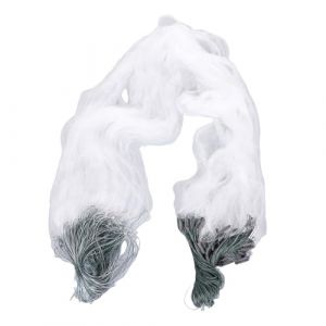 Zerodis Filet de p&ecirc;che, 50 m de Long, 1,5 m de Hauteur, 3 Couches de Nylon Lourd avec Flotteur, Accessoires de p&ecirc;che, Petit Filet d'&eacute;vier en Maille, Outil Pratique, pour Homme et p&egrave;re (3 Doigts (DedalanW, neuf)