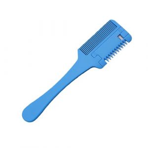 Sharplace 2x Peigne de Rasoir, Peigne de Rasoir pour Coupe-cheveux, Coupe de Cheveux, Coupes de Cheveux Minces 2 En 1, Ciseaux de Coupe pour Tondeuse à Cheveux (RT Technology, neuf)