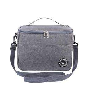 6.4L Sac Repas Isotherme pour Utilisation à Chaud et à Froid, Pliable Sac Lunch Box Isotherme, Sac Glaciere Isotherme Repas Portable Voyage Pique-Nique (XIANGLONGY, neuf)
