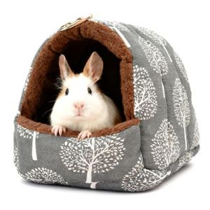 BORDEAG Lit pour Cochon d'Inde, Maison pour Cochon d'Inde, Lits Lavables pour Cochon D'indes, Grande Niche Confortable pour Hamster, pour Hamsters, Lapins, H&eacute;rissons, Chinchillas (XL 22 * 20) (ShopHop Business, neuf)