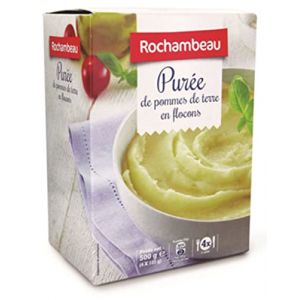 Purée Nature de Pommes de Terre Rochambeau 500g (4 x 125g) /Paquet - Lot de 1, 2, 3 et 6 Paquets - Livraison Gratuite France - Expédition par la sté Bo Time (3) (Bo Time - Direct Fabricant, neuf)