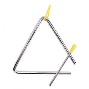 TRIXES Triangle Musical &agrave; Percussion en Acier (Digiflex FR, neuf)