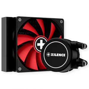 Xilence LQ120 AMD et Intel AiO 120mm Watercooling pour processeur, 1x 120mm PWM Ventilateur, 200W TDP, Rouge/Noir (Chip Componentes, neuf)