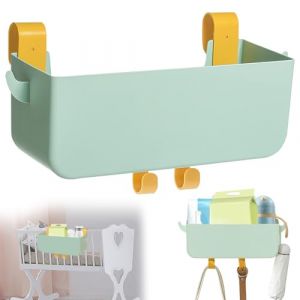 WIYETY Organisateur de table &agrave; langer pour b&eacute;b&eacute; - Commode &agrave; langer - Organisateur de table &agrave; langer &agrave; suspendre - Accessoire multifonction - Vert (GREENFOODERAN TRADING LTD, neuf)