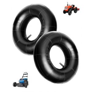 NETONDA 2 Pcs Chambre a Air 15 x 6.00-6 Valve Droite pour Tracteur Tondeuse Autoportée Remorque Chambre à Air 6.00-6 Tr-13 pour Pneu de Tondeuse à Gazon (EUWOGAS, neuf)