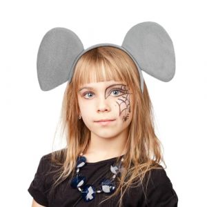 FOMIYES Lot de 4 -t&ecirc;tes Oreilles D'&eacute;l&eacute;phant pour Halloween : -t&ecirc;te en Peluche pour Animaux, t&ecirc;te pour Cheveux, Zoo, Jungle, pour Halloween, No&euml;l, Cosplay, F&ecirc;te (Family&Personal, neuf)
