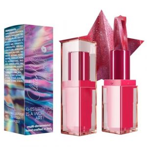 Rouge à lèvres pailleté,rouge à lèvres pailleté rouge,Rouge à lèvres en Paillettes nacrées - Baume à lèvres hydratant à rouge à lèvres scintillant, cosmétiques imperméables, rouge à lèvres longue duré (zhawel, neuf)