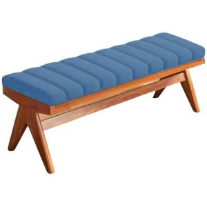 Coussin de Banc sur Mesure Exterieur Interieur Dehoussable Coussin de Banquette 120x40 100 x 35 80x40 150x40 pour Salon ou Balan&ccedil;oire de Jardin, Balcon, Terrasse et Palette(Bleu,120x40cm x5cm Thick) (JANNE TORRY, neuf)