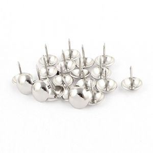 sourcing map Clou Tapissier 16mm Diam&egrave;tre Acier Inox Punaise 20Pcs (Weisser Berg, neuf)