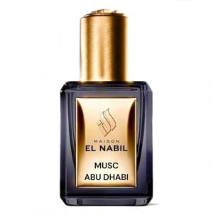 El Nabil Musc Abu Dhabi Huile de Parfum Roll-On 5 ml, Oriental et Bois&eacute;, Notes de Bergamote Lavande Patchouli et Musc Blanc, Mixte, id&eacute;e cadeau Homme & Femme (Milano seller, neuf)