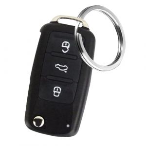 Kesiku 1 Pi&egrave;ces Boitier Cl&eacute; pour VW Polo Tiguan Touran Beetle Caddy Golf Mk6 Jetta Scirocco Sharan Transporter T&eacute;l&eacute;commande, Coque Cl&eacute; VW, Clef VW Touran - avec Tournevis et Porte-cl&eacute; (kesiku, neuf)