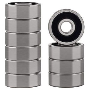 XiKe 625-2RS Roulement &agrave; Billes &agrave; Double &Eacute;tanch&eacute;it&eacute; 5x16x5mm Acier au Chrome et Pr&eacute;-lubrifi&eacute;s, 625RS Roulements &agrave; billes miniatures, 1 paquet de 10. (XIKE BEARINGS FR, neuf)