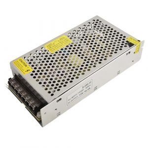 Transformateur d'alimentation &agrave; d&eacute;coupage AC220V vers 12V 24V pour bandes LED 25W 350W avec m&eacute;canisme de protection contre les surtensions (S-150-12 (S-25-12 (25W 12V 2A)) (housetag, neuf)