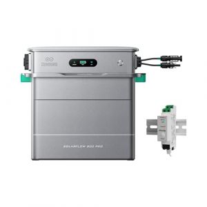 Zendure SF800 Pro, Centrale Électrique de Balcon avec Entrée 2640W, Charge1000W, Sortie 800W, Système de Gestion Énergétique IA, 11,52kWh Capacité Extensible (SolarFlow 800 Pro + Shelly Pro 3EM) (Zendure_Europe, neuf)