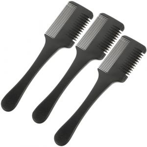 FRCOLOR Lot De 3 Peignes &Agrave; Cheveux Double Face Pour Rasoirs Rasoirs Pour V&ecirc;tements Peignes De Coupe De Cheveux Tondeuse &Agrave; Cheveux Pratique Peigne Pour Rasoir Rasoir &Agrave; Cheveux Avec (Laners, neuf)